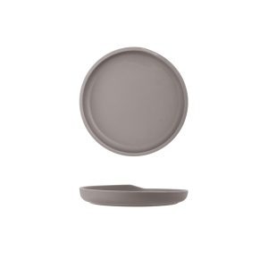 Sand Brown Copenhagen Round Melamine Plate 17cm QTY:6