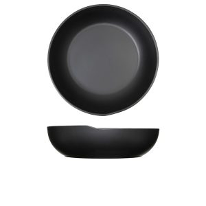 Black Copenhagen Melamine Bowl 28 x 7.5cm QTY:4