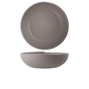 Sand Brown Copenhagen Melamine Bowl 28 x 7.5cm QTY:4
