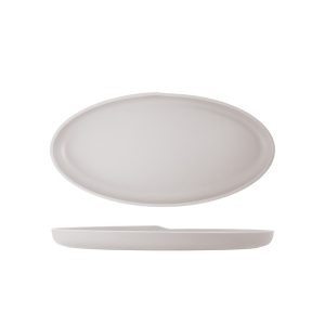White Copenhagen Oval Melamine Dish 40 x 20cm QTY:1