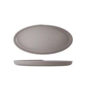 Sand Brown Copenhagen Oval Melamine Dish 40 x 20cm QTY:1