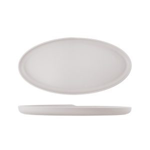 White Copenhagen Oval Melamine Dish 47.5 x 24cm QTY:1