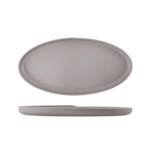 Sand Brown Copenhagen Oval Melamine Dish 47.5 x 24cm QTY:1