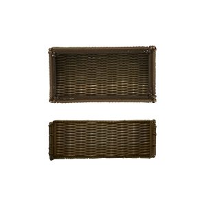 Foldable Polywicker GN1/3 Basket 32.5 x 17.6 x 10cm QTY:1