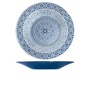 Blue Marrakesh Melamine Bowl 48 x 6cm QTY:1