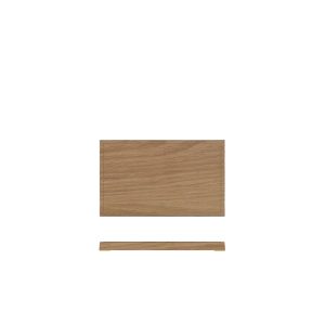 Light Oak/ White New Haven Melamine GN1/4 Slab 26.5 x 16.2cm QTY:1