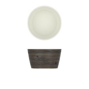 Oak/White New Haven Melamine Bowl 26.5 x 15cm QTY:1