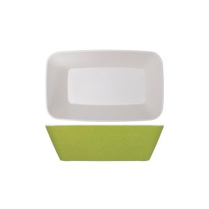 Lime Green Seville Melamine GN1/4 Deep Dish 26.5 x 16.2 x 8cm QTY:1