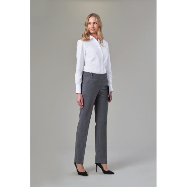 Brook Taverner Ladies Palena Long Sleeve Shirt White Size 10
