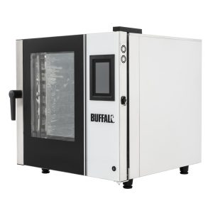 Buffalo Freestanding Smart Touchscreen Combi Oven 7 x GN 1/1 with Installation Kit