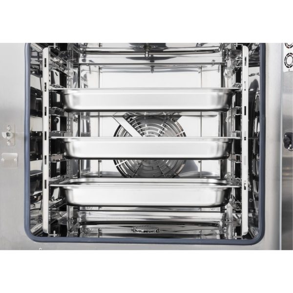 Buffalo Freestanding Smart Touchscreen Combi Oven 7 x GN 1/1 with Installation Kit