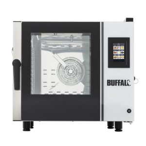 Buffalo Smart Touchscreen Compact Combi Oven  6 x GN 1/1 with Installation Kit