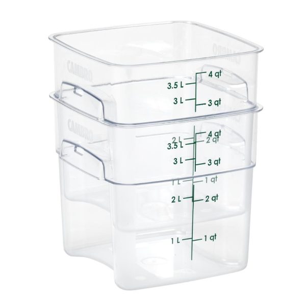 Cambro FreshPro Camsquare Food Storage Container 3.8Ltr