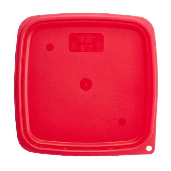 Cambro FreshPro Red Cover 220x220mm