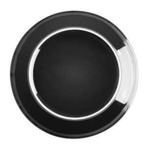 Olympia Cafe Coupe Plate Black – 200mm 8″ (Pack of 12)