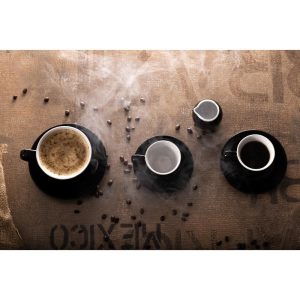 Olympia Cafe Coffee Cup Black – 230ml 8fl oz (Pack of 12)