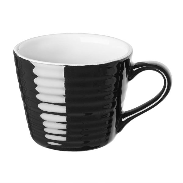 Olympia Cafe Aroma Mug Black – 230ml (Pack of 6)