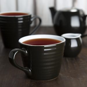 Olympia Cafe Aroma Mug Black – 230ml (Pack of 6)