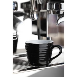 Olympia Cafe Aroma Mug Black – 230ml (Pack of 6)