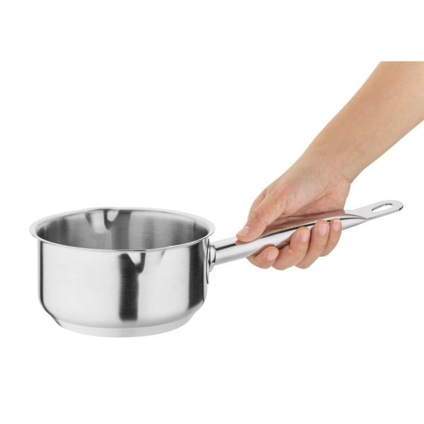 Vogue Stainless Steel 1Ltr Milk Pan