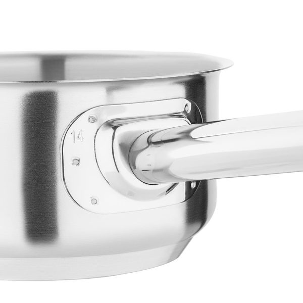 Vogue Stainless Steel 1Ltr Milk Pan