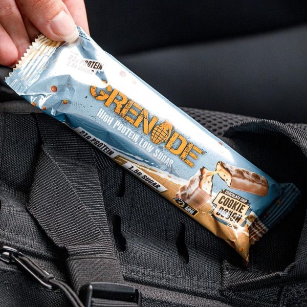 Grenade Protein Bar Choc Chip Cookie Dough 60g (Pack of 12)
