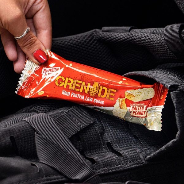 Grenade Protein Bar White Chocolate Salted Peanut 60g (Pack of 12)