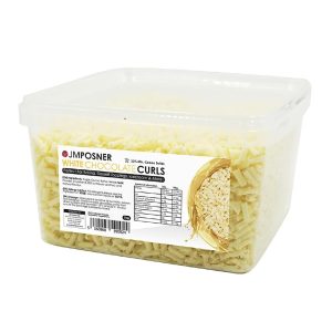 JM Posner White Chocolate Curls (Rainforest Alliance Cocoa) – 4Kg