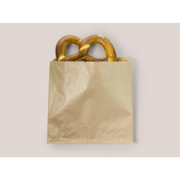 Vegware Compostable Paper Sandwich Bags Kraft – 7×7″ (Pack of 1000)