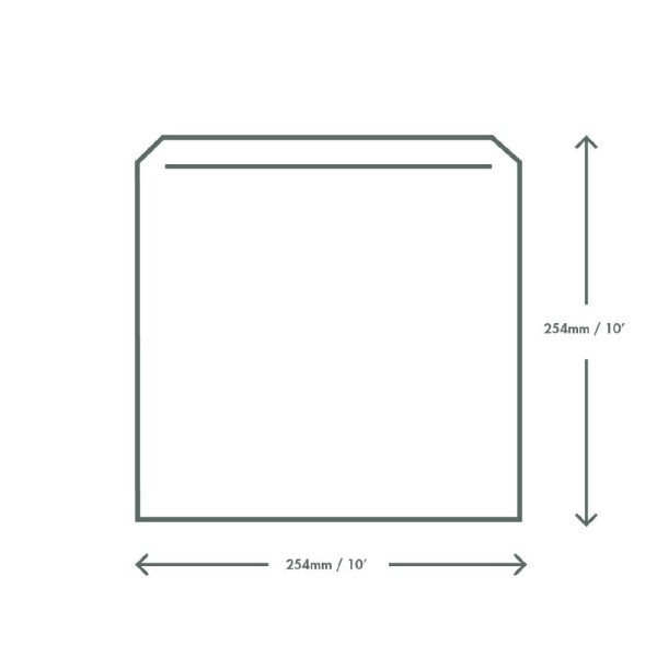 Vegware Compostable Paper Sandwich Bags Kraft – 7×7″ (Pack of 1000)