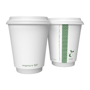 Vegware Hot Cup White Double Wall 8oz 79-Series (Pack of 500)