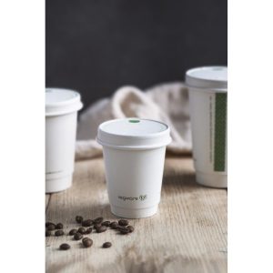 Vegware Hot Cup White Double Wall 8oz 79-Series (Pack of 500)