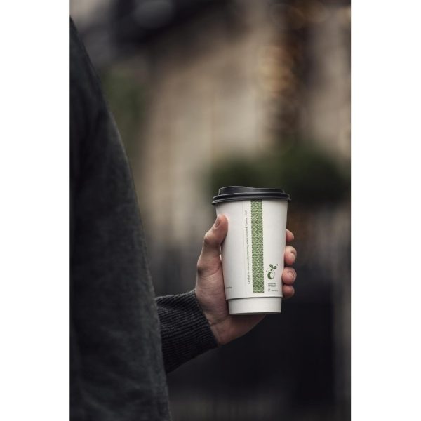 Vegware Hot Cup White Double Wall 16oz 89-Series (Pack of 400)