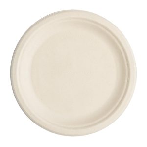 Vegware Compostable Nourish Moulded Fibre Plate Natural 7″/178mm (Pack of 500)