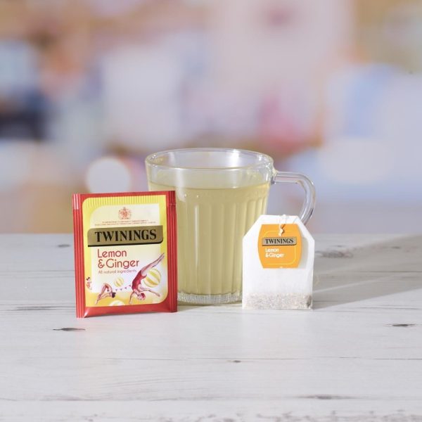Twinings Lemon & Ginger Enveloped Tea Bags (Pack of 240)