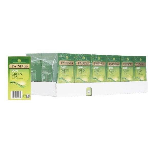 Twinings Pure Green Enveloped Tea Bags (Pack of 40)