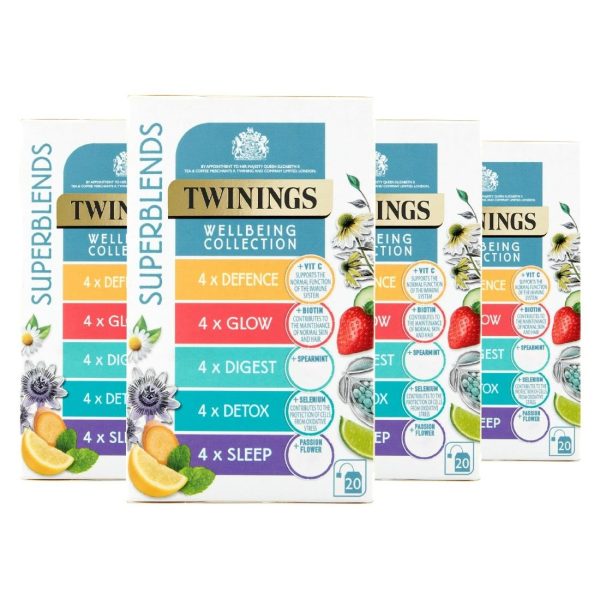 Twinings Superblends Wellbeing Collection Tea Bags (Pack of 80)