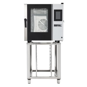 Buffalo Freestanding Smart Touchscreen Combi Oven 7 x GN 1/1 with Installation Kit