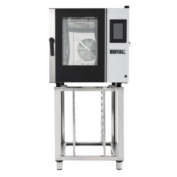 Buffalo Freestanding Smart Touchscreen Combi Oven 7 x GN 1/1 with Installation Kit