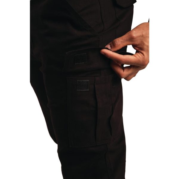 Portwest Stretch Slim Combat Trousers Black 40