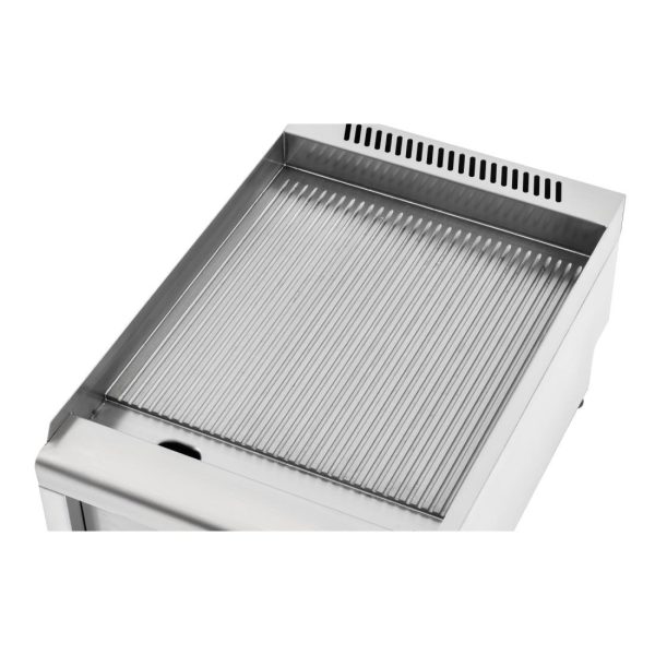 Buffalo 600 Series Ribbed Electric Griddle 400mm