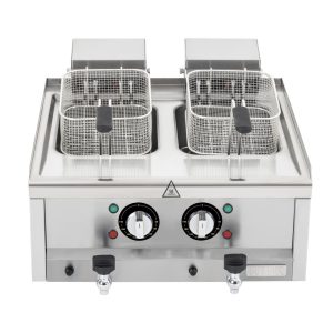 Buffalo 600 Series Twin Tank Electric Fryer 2 x 8Ltr