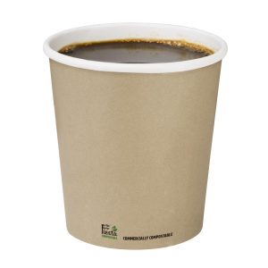 Fiesta Compostable Coffee Cups Single Wall 8oz (Pack of 50)
