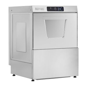 Buffalo Digital Undercounter Dishwasher 500mm Basket 2.9kW Single Phase
