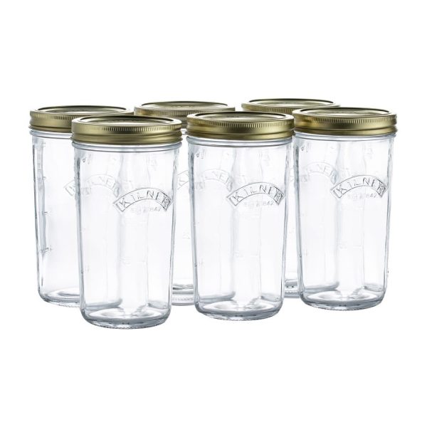 Kilner Wide Mouth Jars 500ml (Pack of 6)