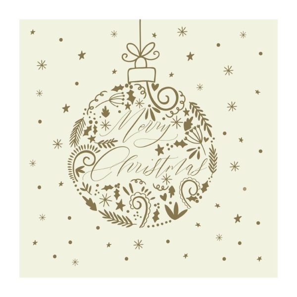 Swantex Tis The Season Dinner Napkin 3Ply 1/4Fold – 400x400mm (Pack 600)
