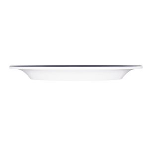 Olympia Kristallon Gala Melamine Plates Blue Rim 240mm (Pack of 6)
