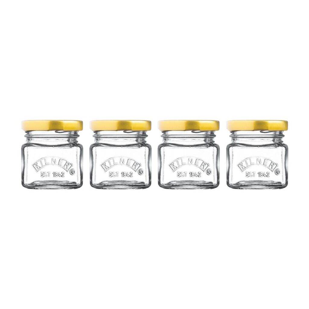 Kilner Mini Twist Top Jars 55ml (Pack 4)