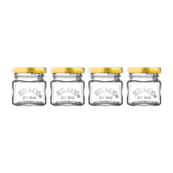 Kilner Mini Twist Top Jars 55ml (Pack 4)