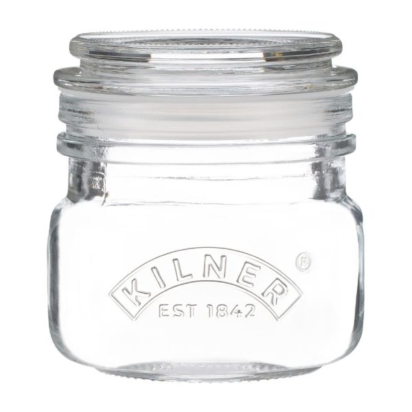 Kilner Square Push Top Jars 250ml (Pack 3)
